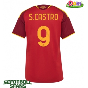 AS Roma Santiago Castro #9 Hemmatröja Kvinnor 2026-27 Kortärmad